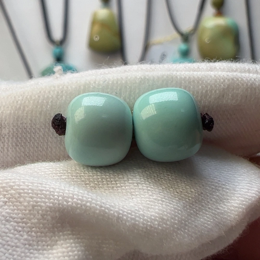 绿松石未镶嵌 配饰直径8.7