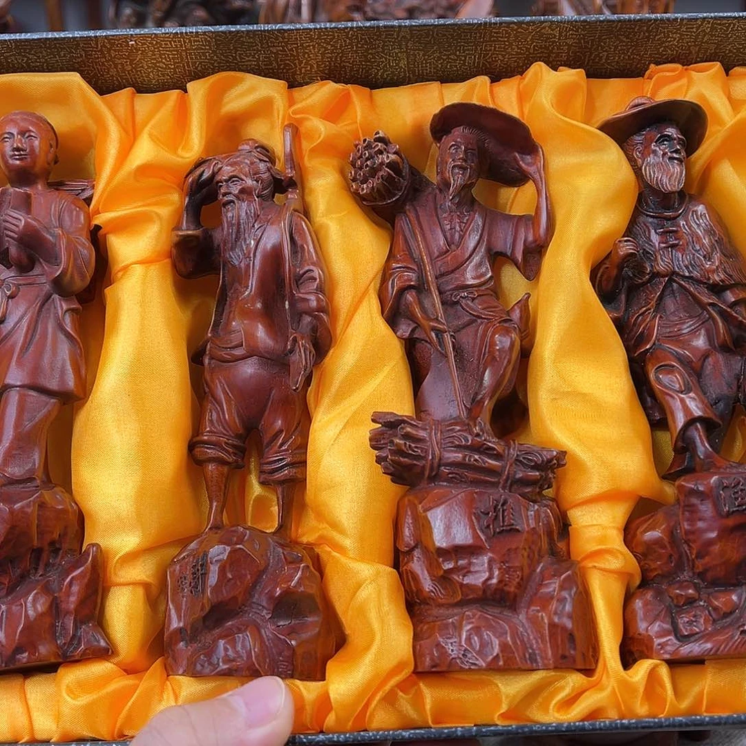 黄杨木黄杨木雕刻高度16厘米