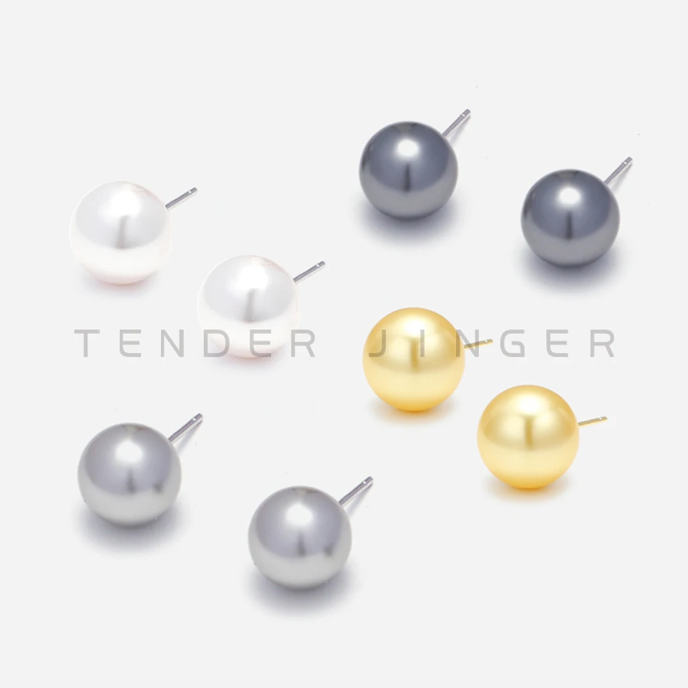 Tender Jinger 925银耳饰 ｜线下专供彩虹单珠耳饰耳钉轻奢高级感