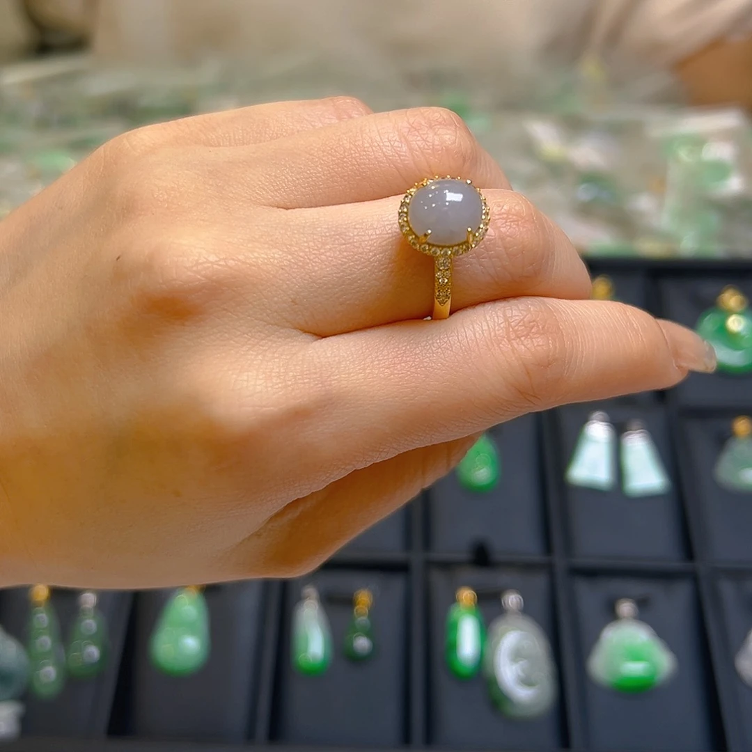 翡翠颈饰银S925镶嵌翡翠