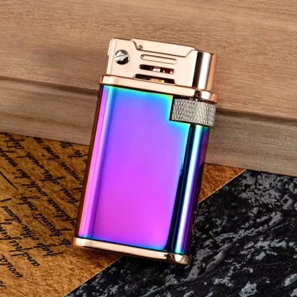 CHIEF/首领冰蓝升降煤油打火机创意高档个性老式便携幻彩炫彩
