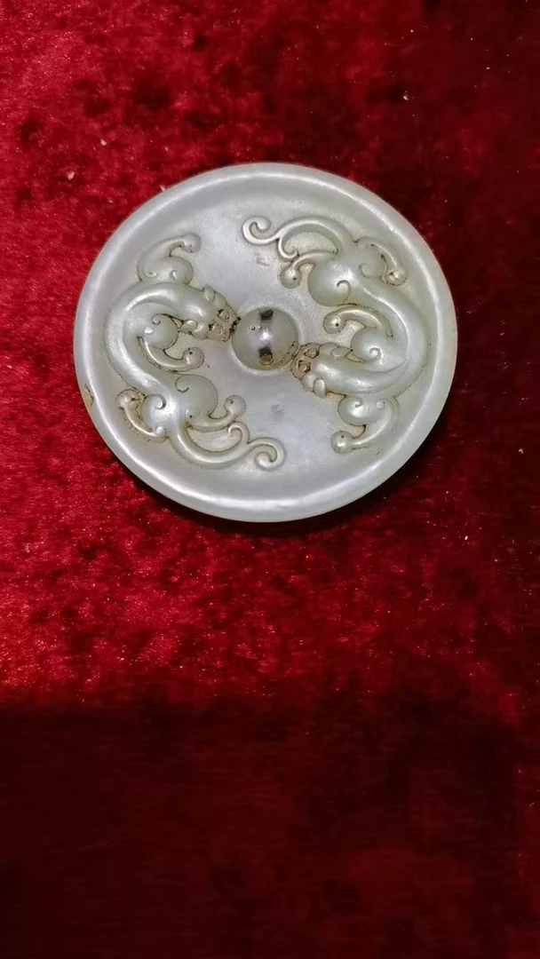 和田玉吊坠挂件玉镜