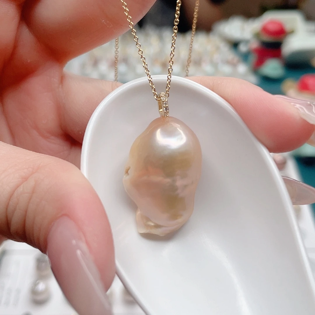 吊坠(赠链)合金淡水珍珠