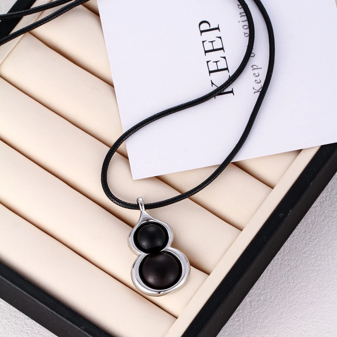 【KEFAN珂梵】葫芦吊坠项链小众设计高级感复古百搭气质毛衣链