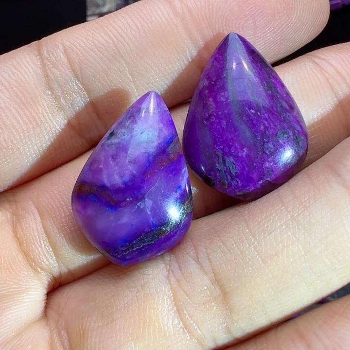 银S925镶嵌苏纪石（舒俱来）吊坠