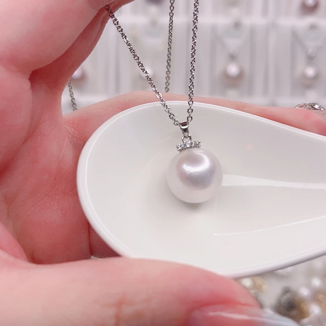 淡水珍珠未镶嵌吊坠(赠链)