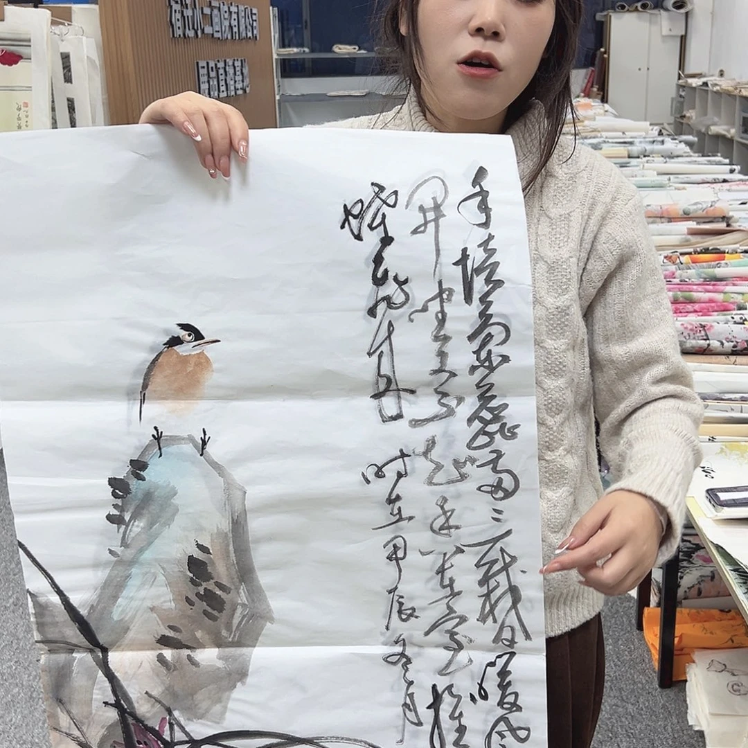 国画纯手绘自画作品欣赏