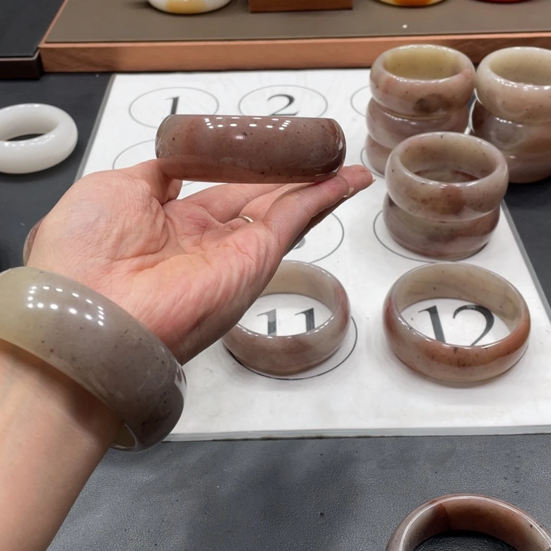 查罗石手镯未镶嵌乐*