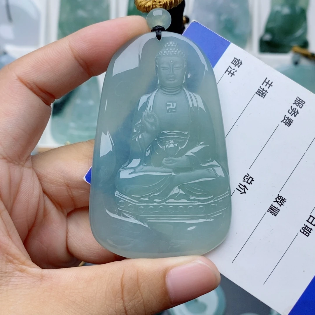 颈饰未镶嵌翡翠阿弥陀佛