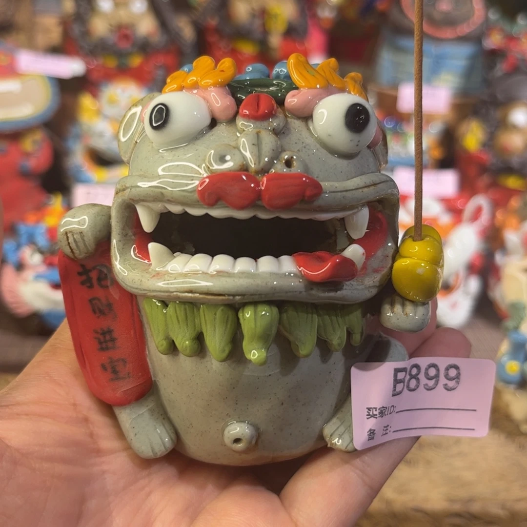 泥塑纯手工茶宠摆件