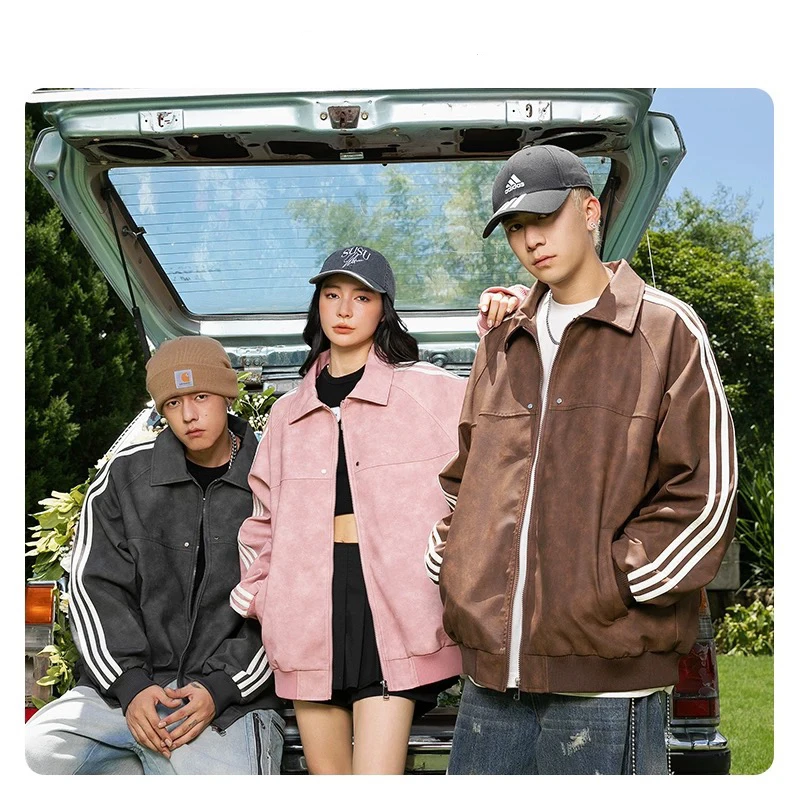 【蒸蒸潮服】迷倒隔壁弟弟妹妹之帅气情侣夹克外套