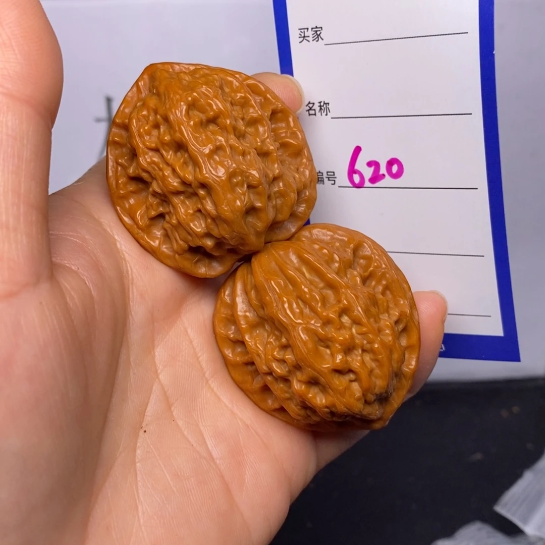 文玩核桃把件620/38.5公子帽