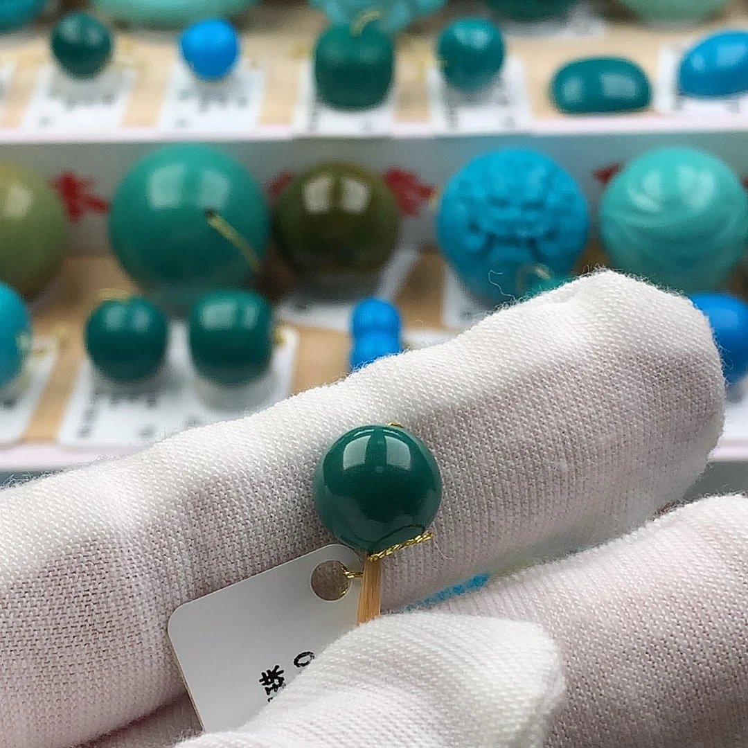 绿松石未镶嵌配饰9.5