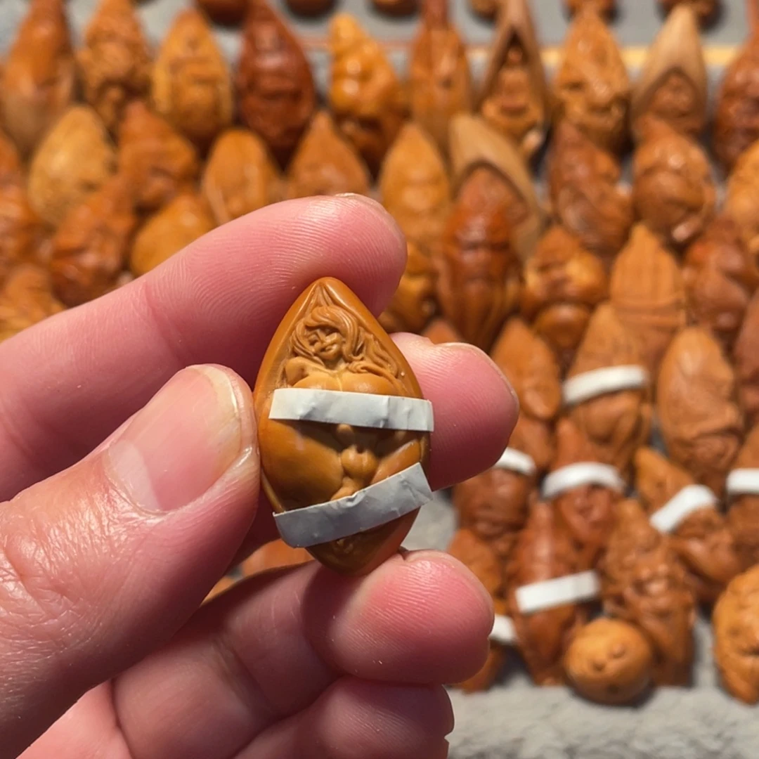 橄榄核手串/手链大漏生命美女