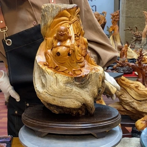 柏木太行崖柏根雕