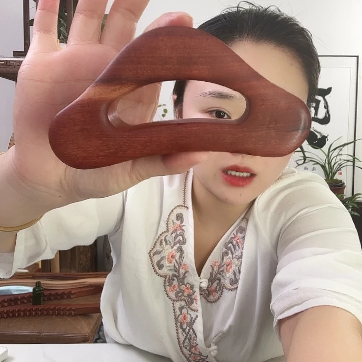 红檀木三角推板瑕疵