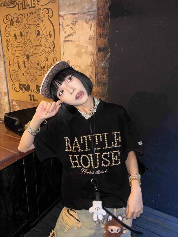 冰淇淋-珍珠三色短袖