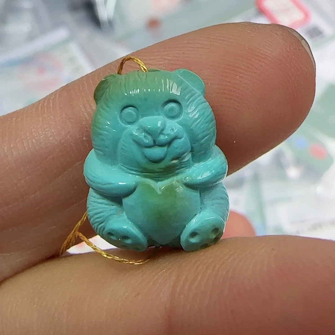 绿松石珠宝半成品未镶嵌