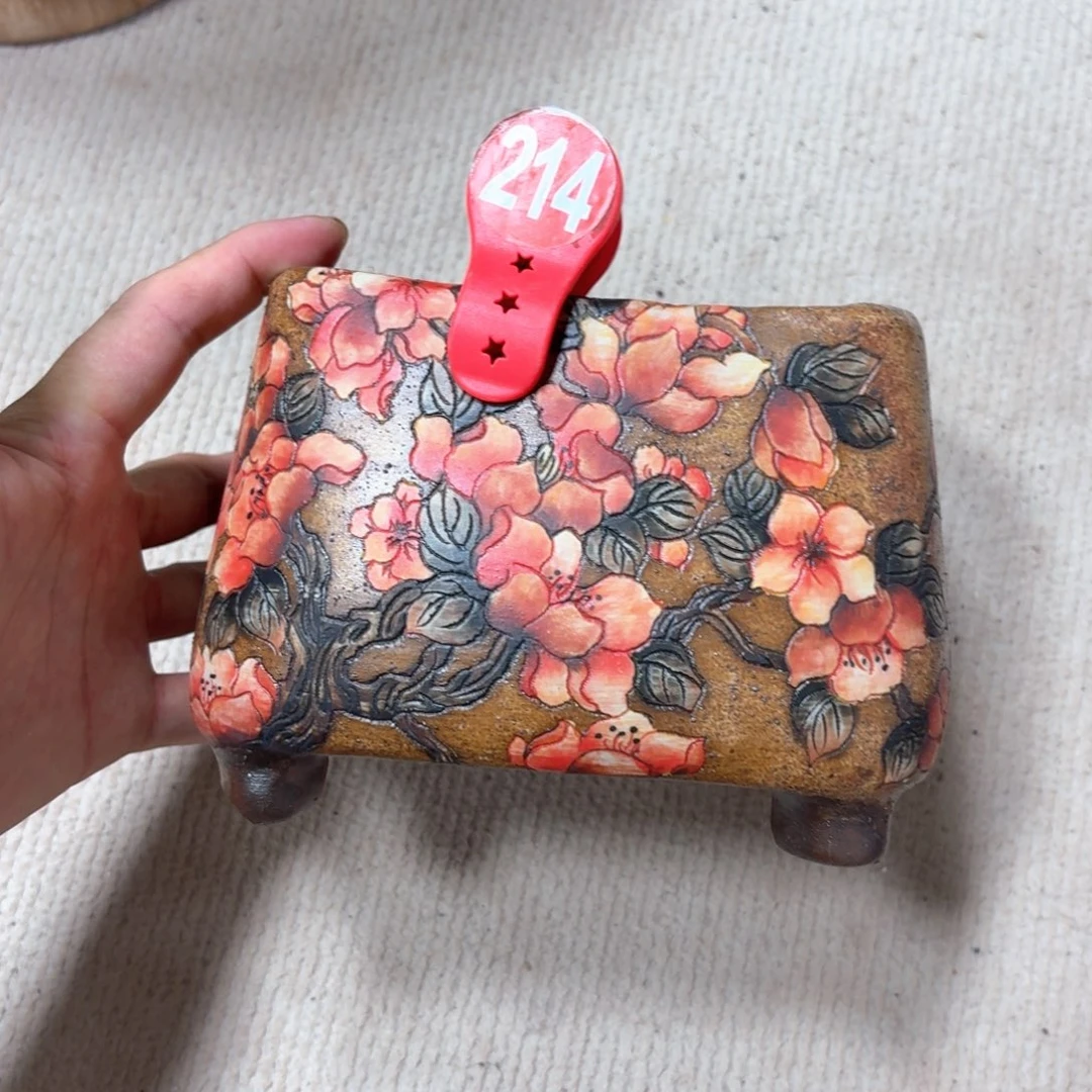 向***向紫砂花盆陶瓷多肉精品花盆
