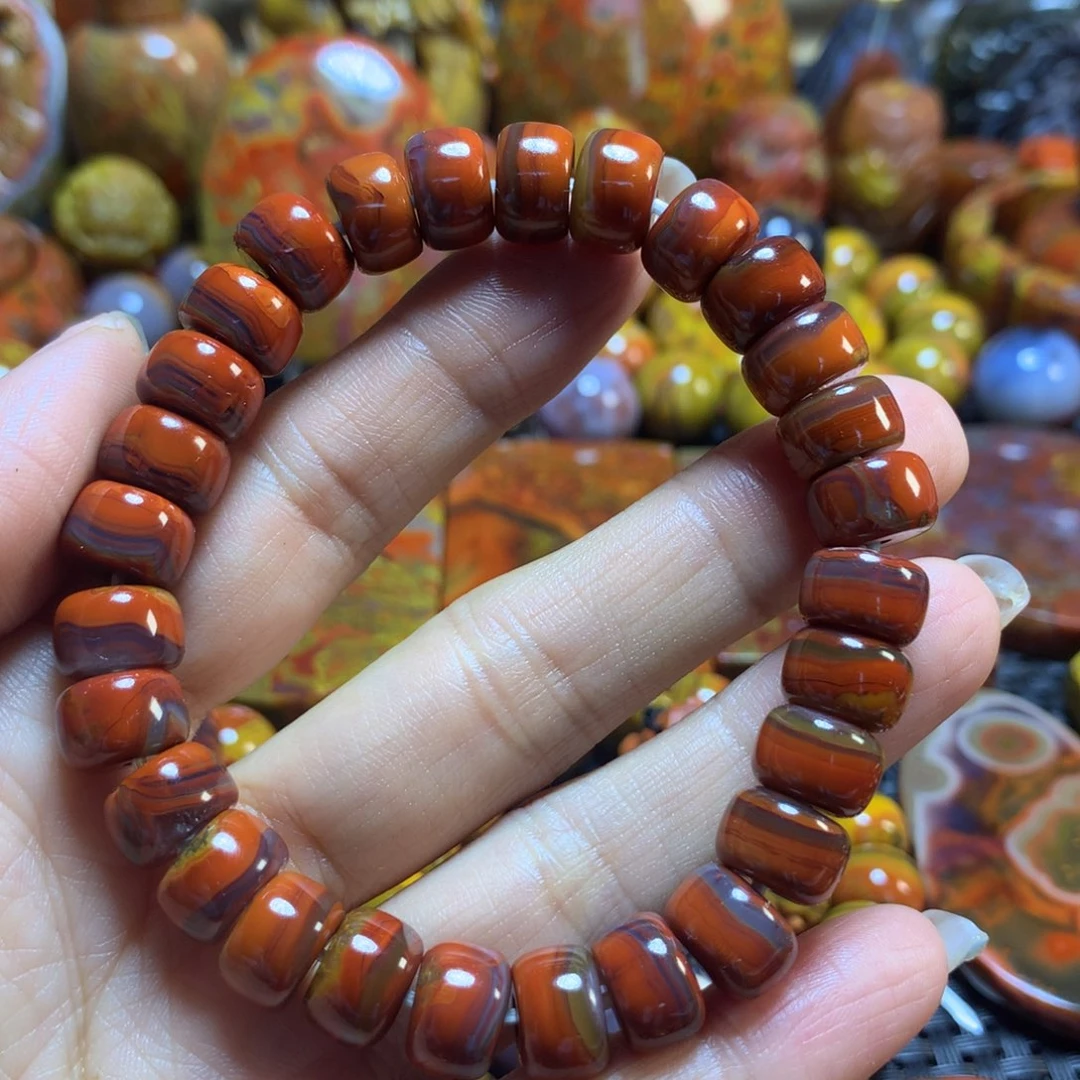玛瑙/玉髓战国红手串未镶嵌