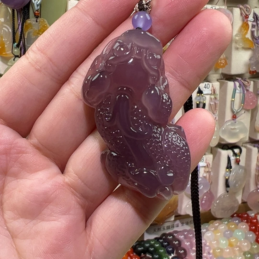 玛瑙/玉髓未镶嵌吊坠(赠链)