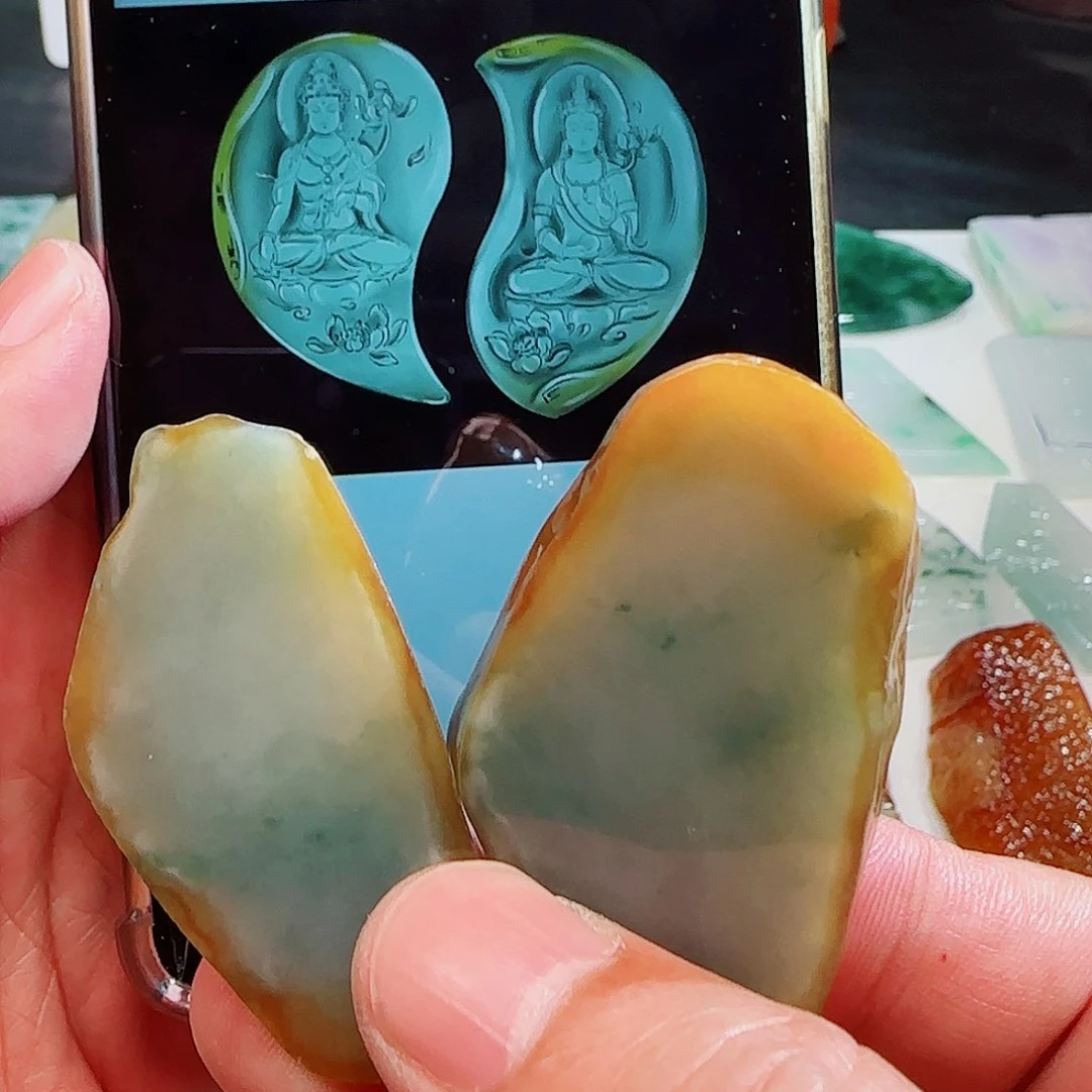 定制翡翠未镶嵌翡翠首饰