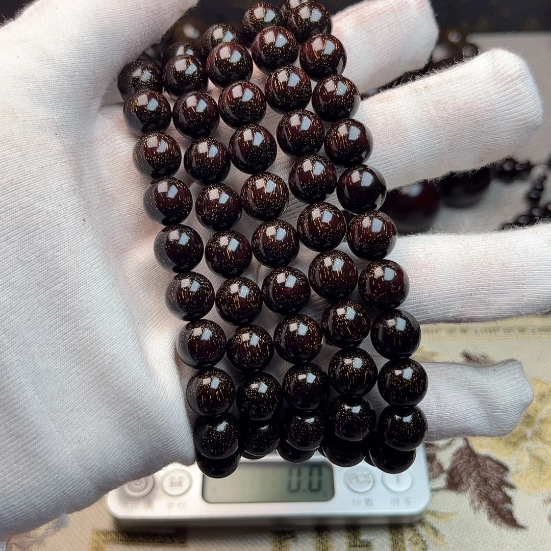 檀香紫檀（小叶紫檀）1.0 108颗 爆星