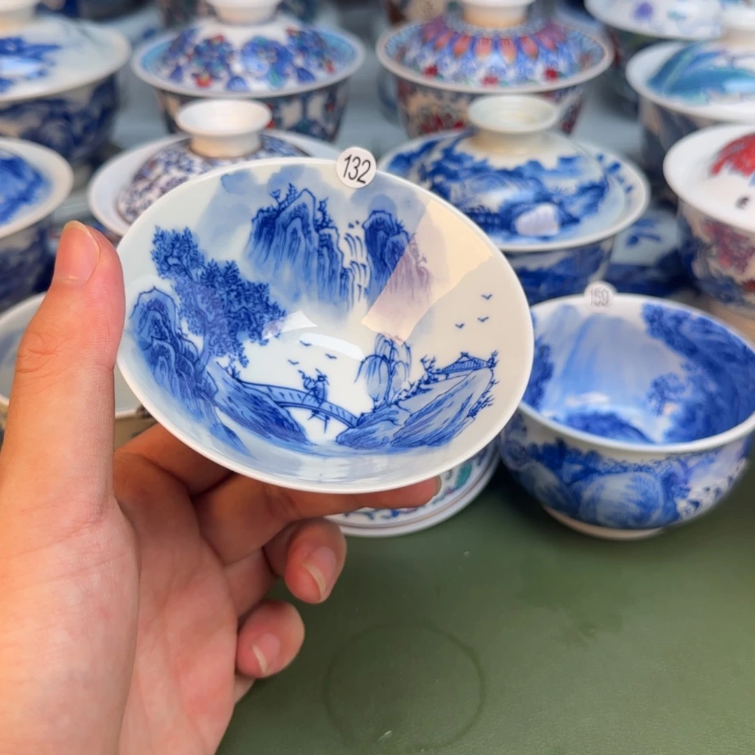 彦祖纯手工手绘茶具132