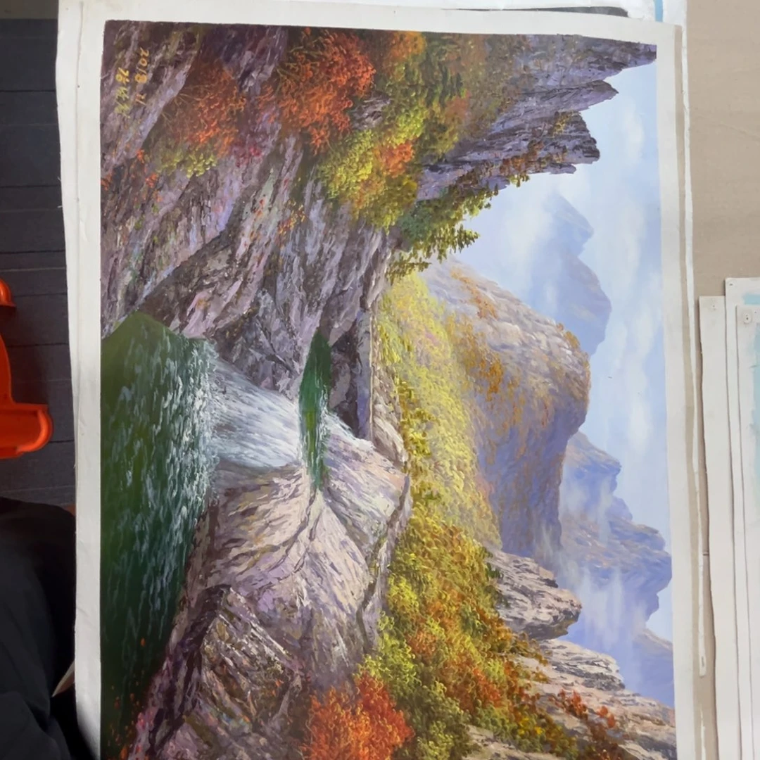 别***问油画朝鲜艺术家油画作品
