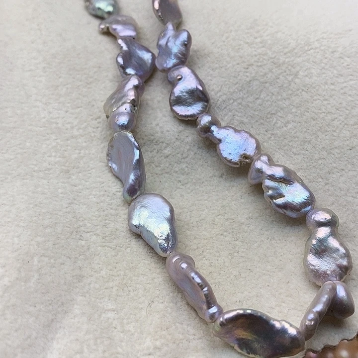 淡水珍珠合金颈饰