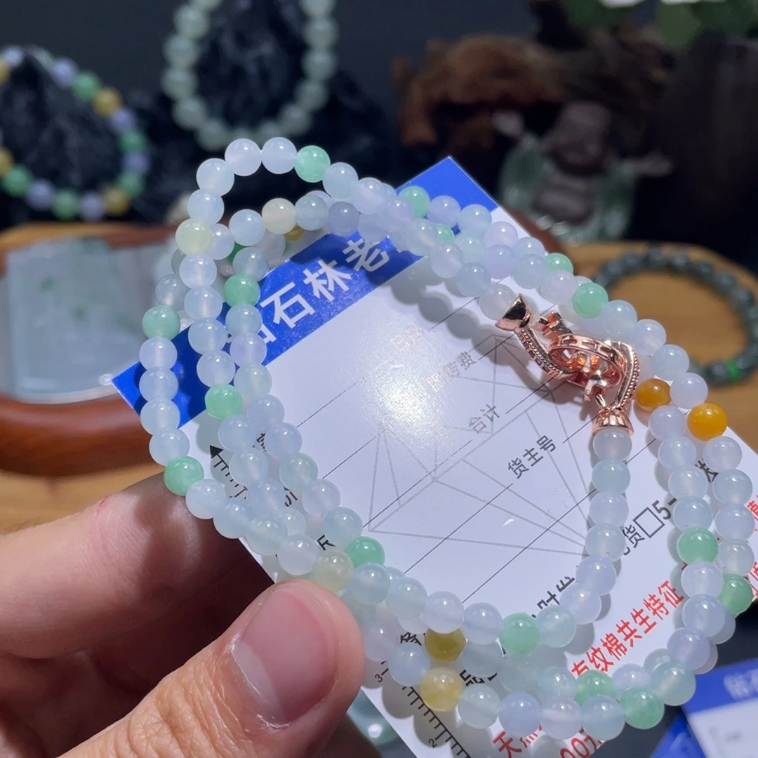 定制翡翠未镶嵌长串