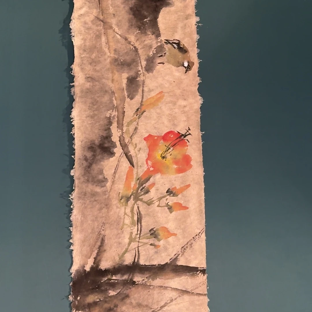 国画溥老师作品画作