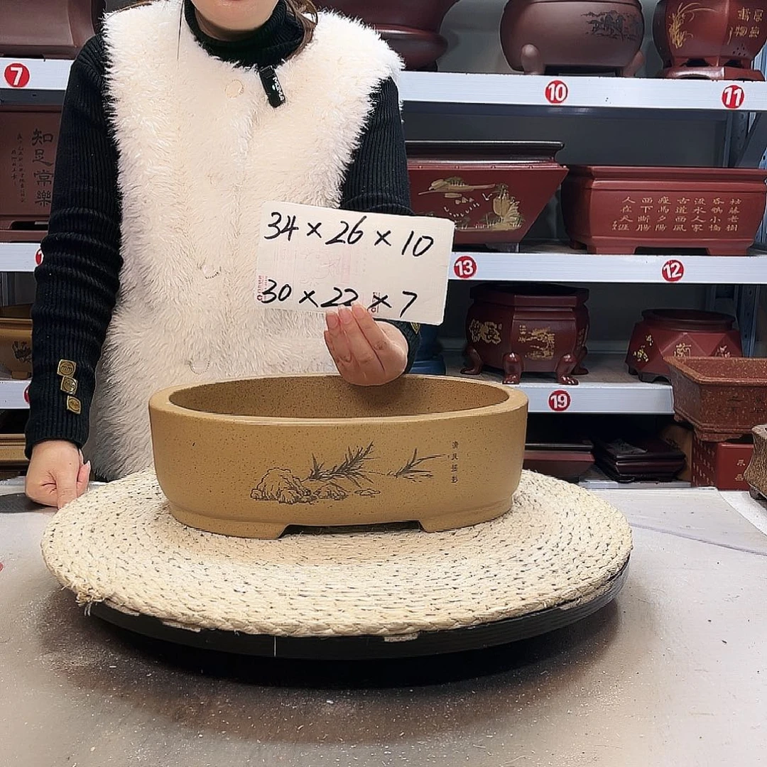 紫砂花盆紫砂花盆