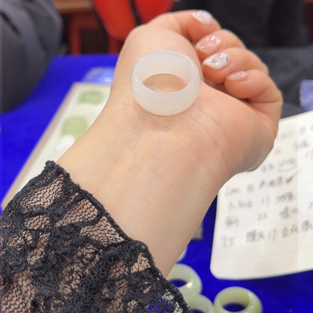 和田玉戒指未镶嵌Y*X