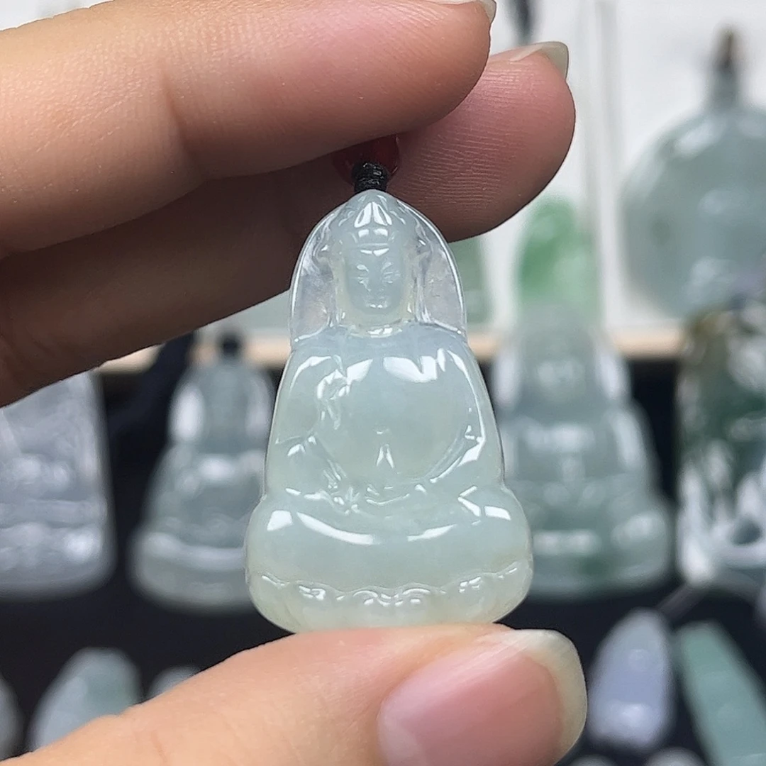 颈饰未镶嵌翡翠缅甸翡翠