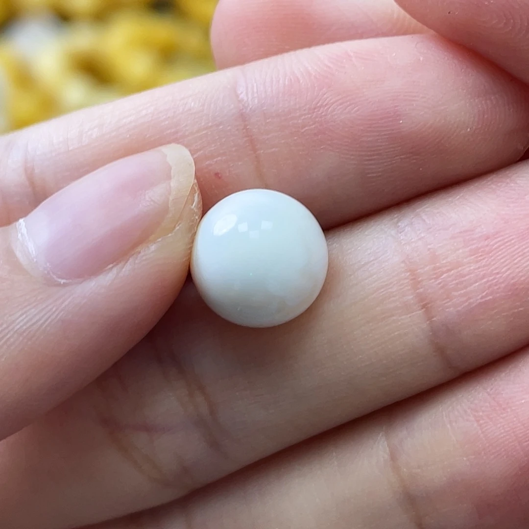 蜜蜡未镶嵌珠宝奇石瑕圆珠9.8mm