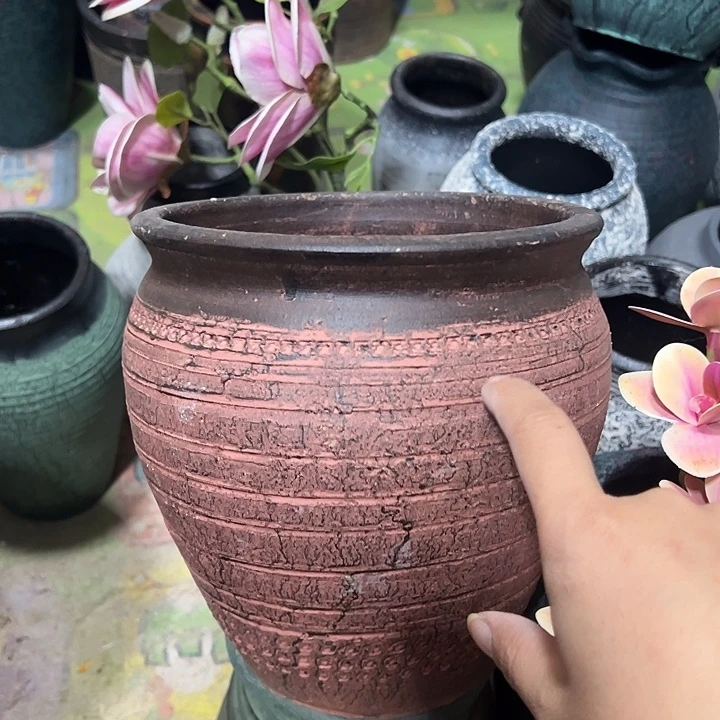 复古红高20口18带孔