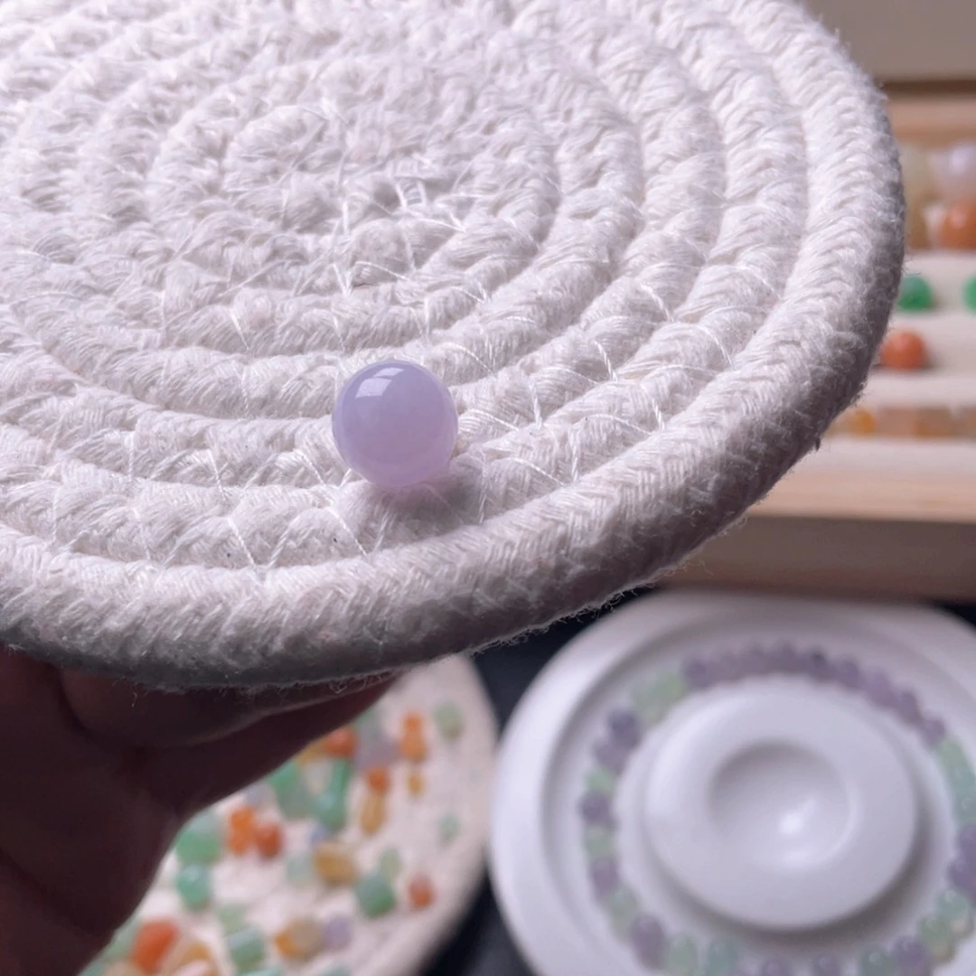 未镶嵌手链翡翠卡9.9粉紫