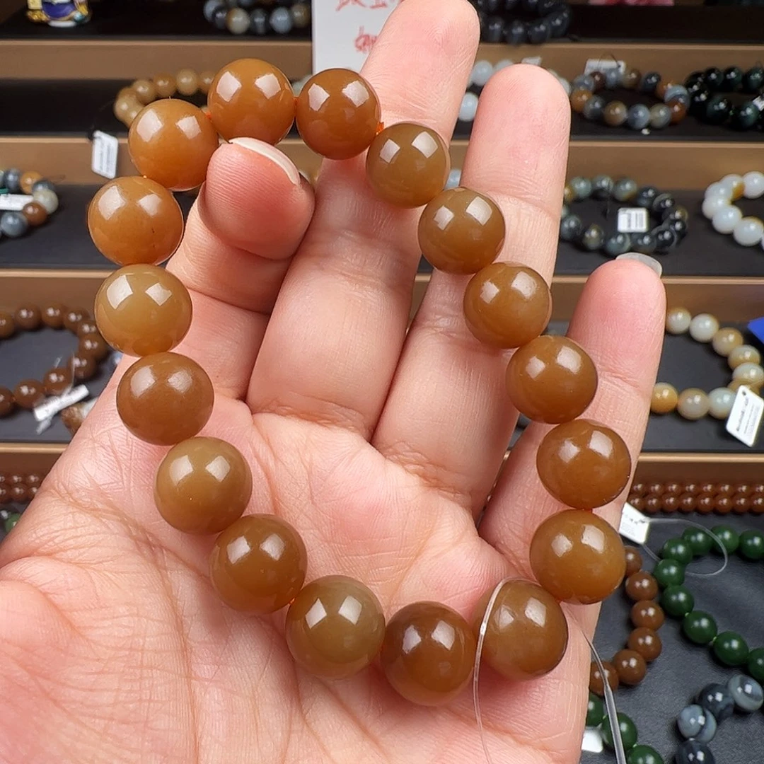 和田玉未镶嵌手链开播放漏款且末糖卡12