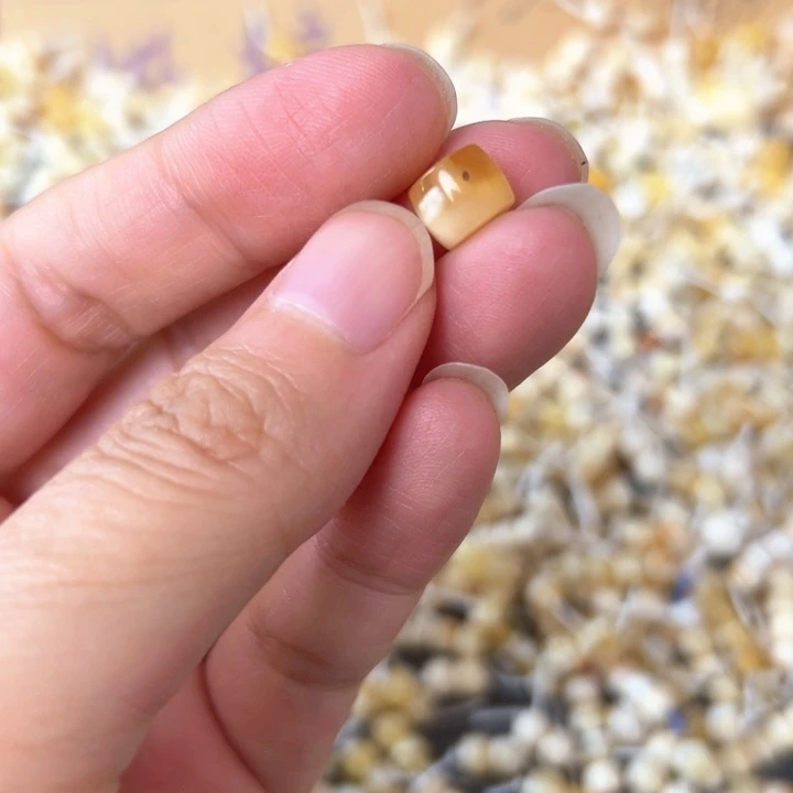 裸石蜜蜡未镶嵌8mm一个