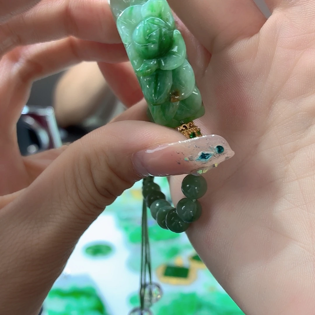 未镶嵌手链翡翠翡翠