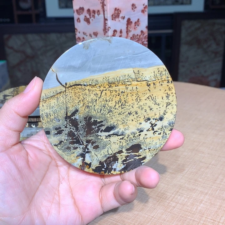 ，广西国画石摆件，收藏观赏