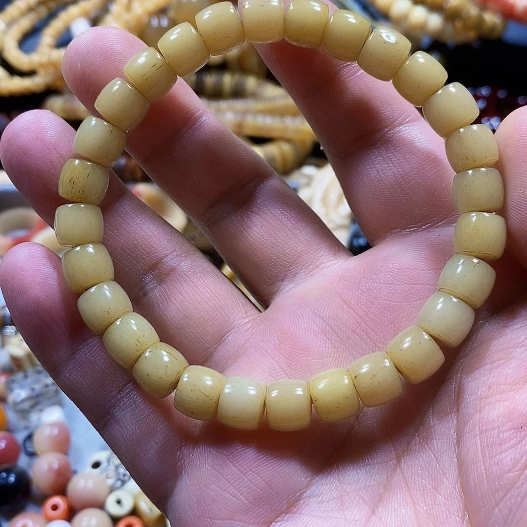 驼骨摆件老龄骨直切0.9手串