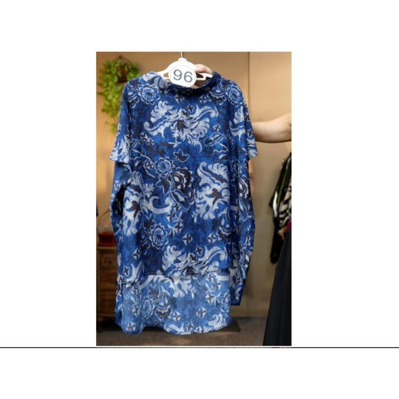 96-青花瓷面膜纱立领上衣