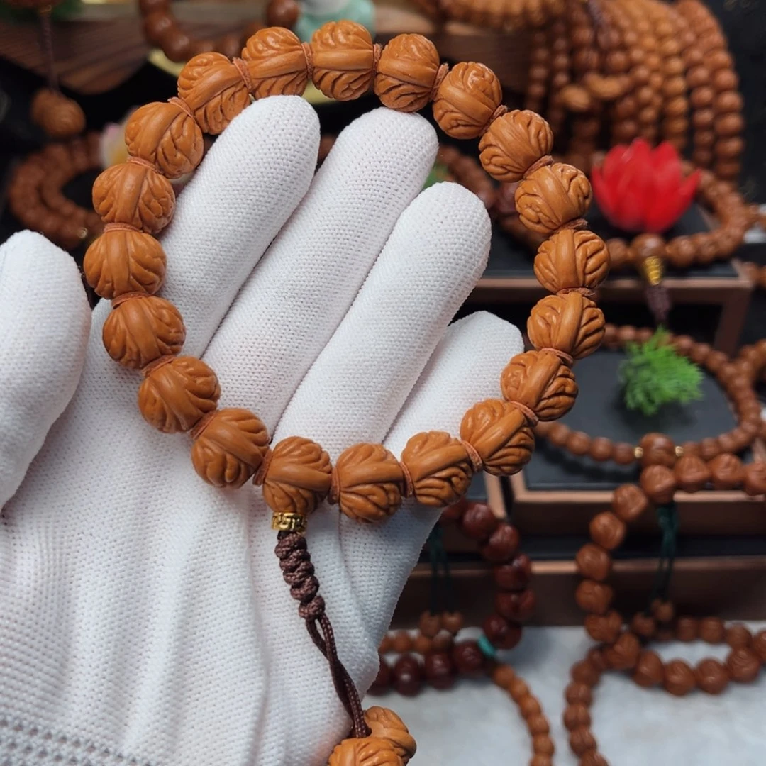 吊坠桃核14盘龙爆肚手持