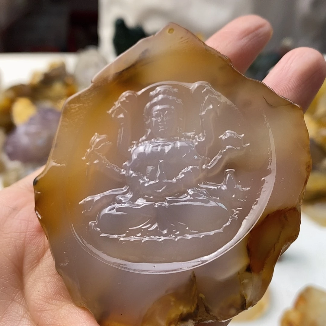 玛瑙/玉髓未镶嵌颈饰