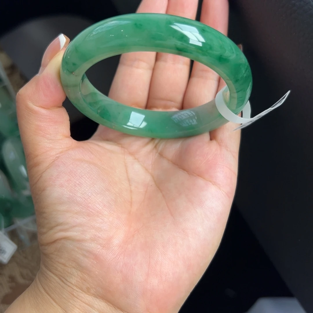 ^***彤未镶嵌手镯石英质玉非洲翠59