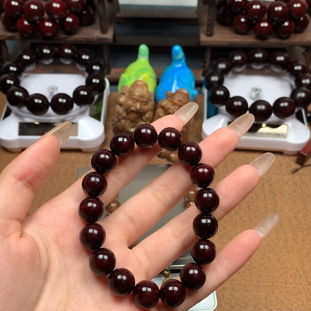 檀香紫檀（小叶紫檀）乐*1.2泥料27颗