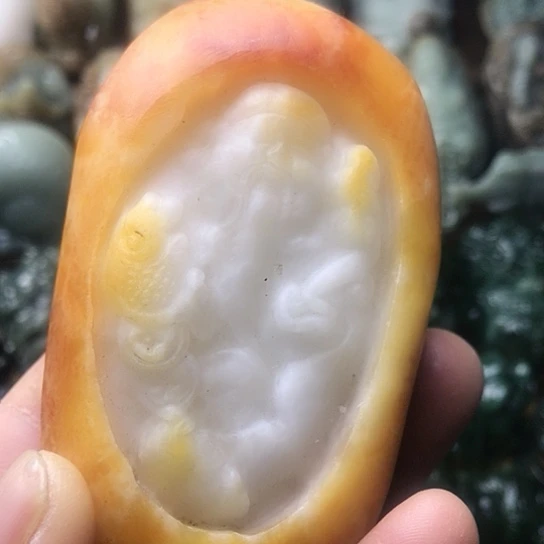 和田玉（糖玉）未镶嵌挂件