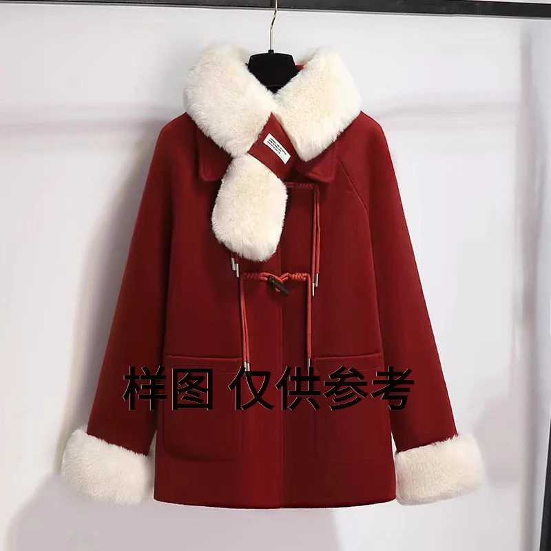 【B2091-B2100】网红时尚加绒保暖百搭韩版春秋冬女装外套ins